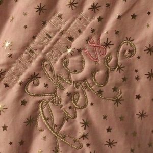 Baby girl blanket, she is fierce, embroidered NWOT